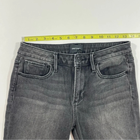 Driftwood Jackie Skinny Jeans Raw Hem Embroidered - Picture 7 of 9